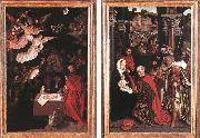 unknow artist Adoration of the Shepherds and Adoration of the Magi painting